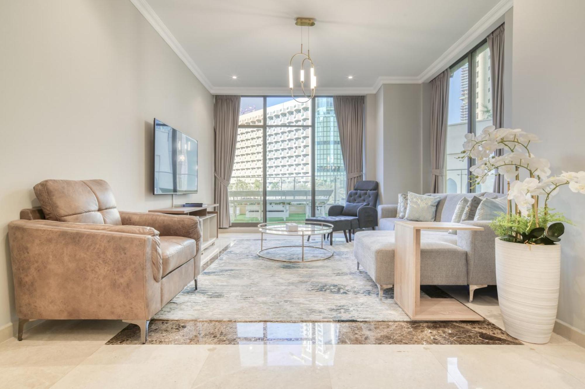 Luxurious 4 Bedroom Duplex With Terrace & Sea View Dubaj Exteriér fotografie